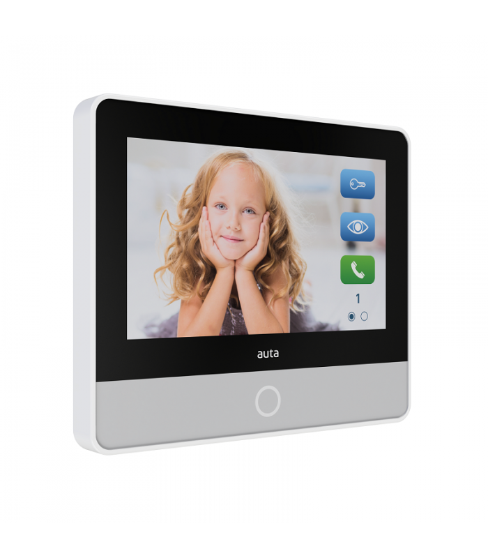 Monitor ONEX 7" Wifi Manos libres Blanco No Coax AUTA