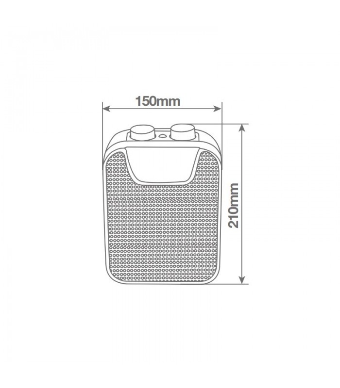 Calefactor Vertical Ceramico GONEN 1500W Blanco