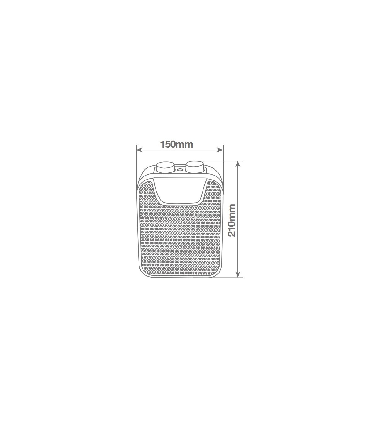 Calefactor Vertical Ceramico GONEN 1500W Blanco