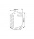 Calefactor Vertical/Horizontal AITSA 2000W Blanco