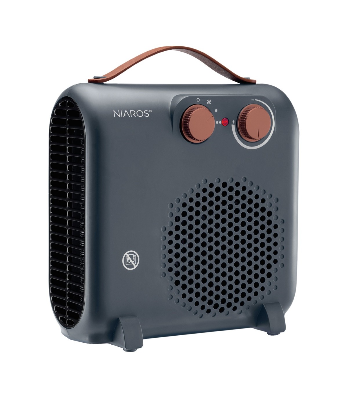 Calefactor Vertical/Horizontal AITSA 2000W Negro