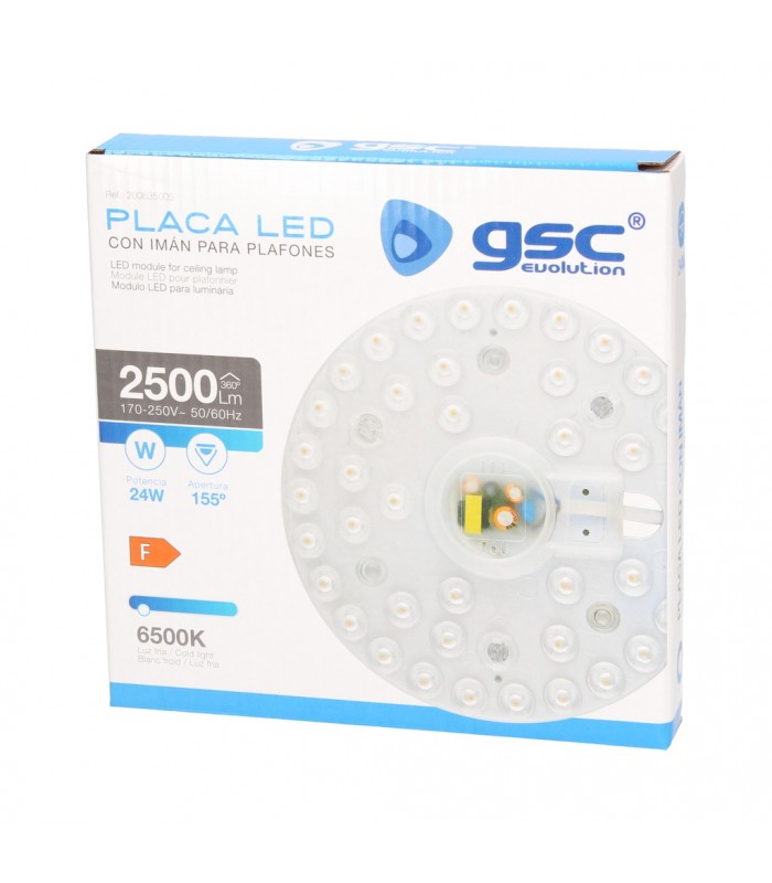 Placa Led Imán Para Plafones 24W 2500Lm IP20