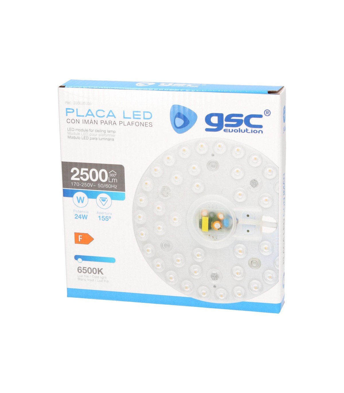 Placa Led Imán Para Plafones 24W 2500Lm IP20