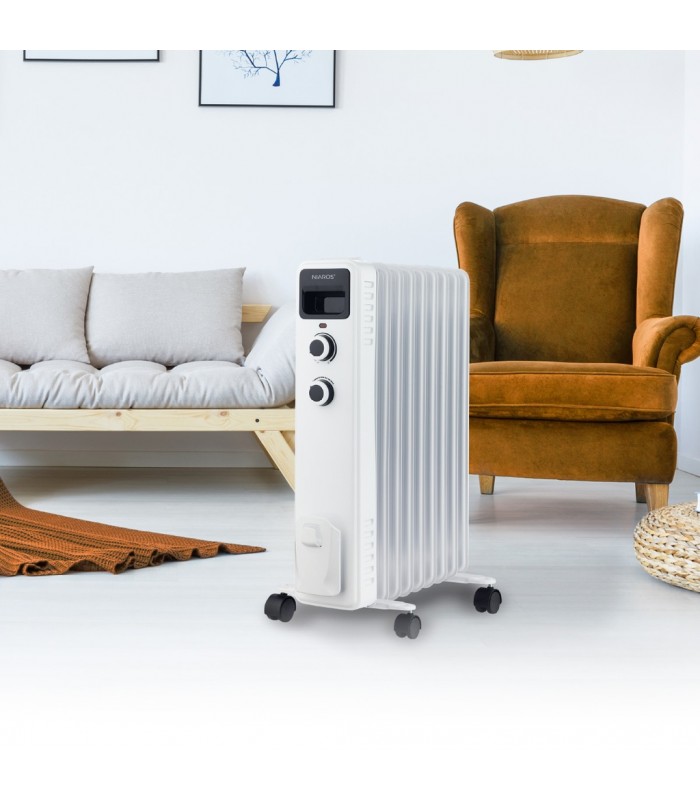 Radiador LAVERTON 2000W Blanco 9 Elementos