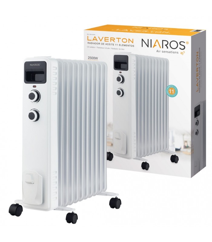 Radiador LAVERTON 2500W Blanco 11 Elementos