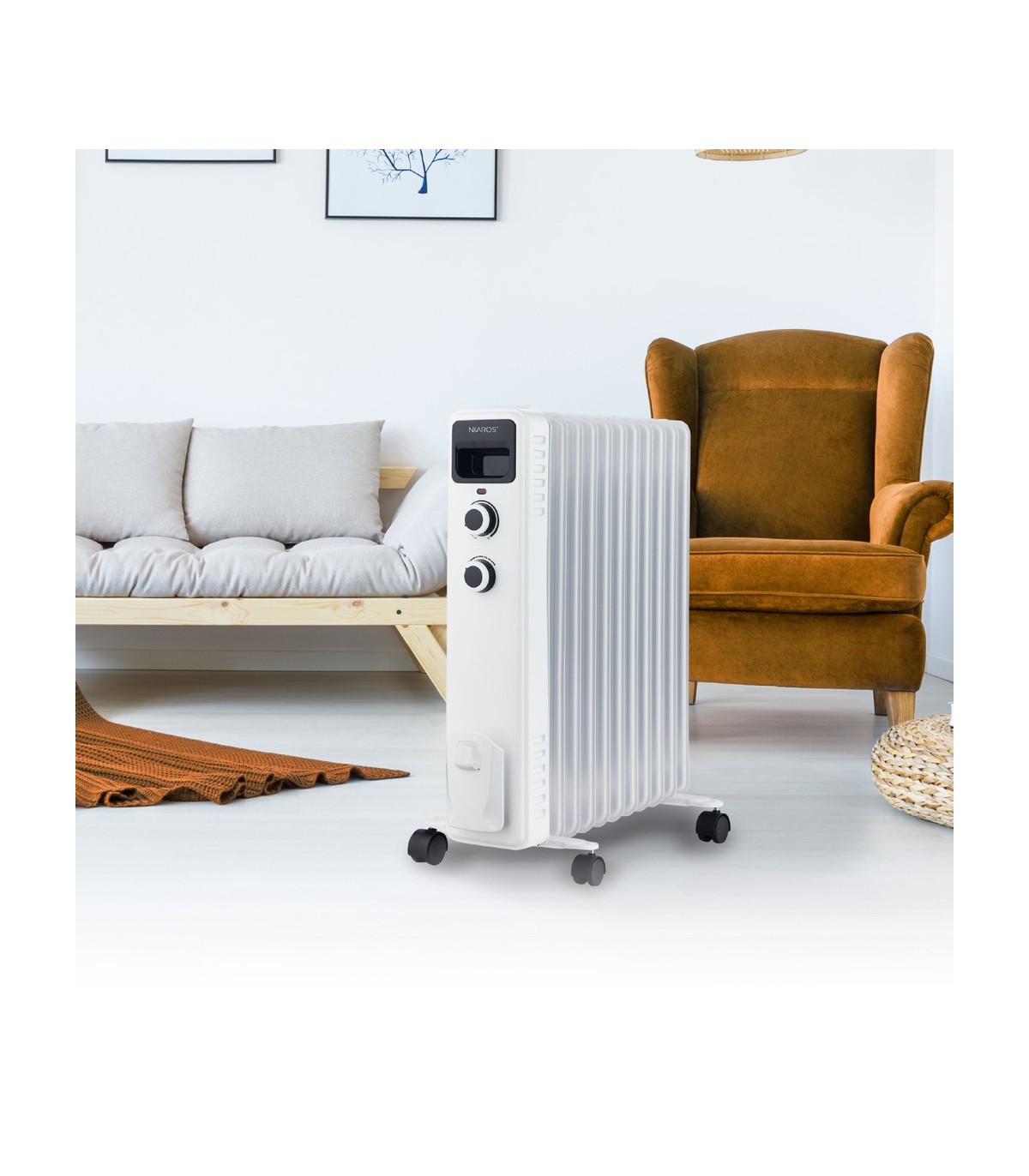 Radiador LAVERTON 2500W Blanco 11 Elementos