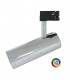 Foco Carril LED CROMO PLATA 30W 3.600Lm 24-60º IP20 