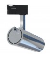 Foco Carril LED CROMO PLATA 30W 3.600Lm 24-60º IP20 