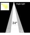 Foco Carril LED CROMO PLATA 30W 3.600Lm 24-60º IP20 