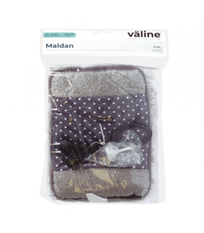 Bolsa de agua caliente eléctrica Maldan Gris 400W