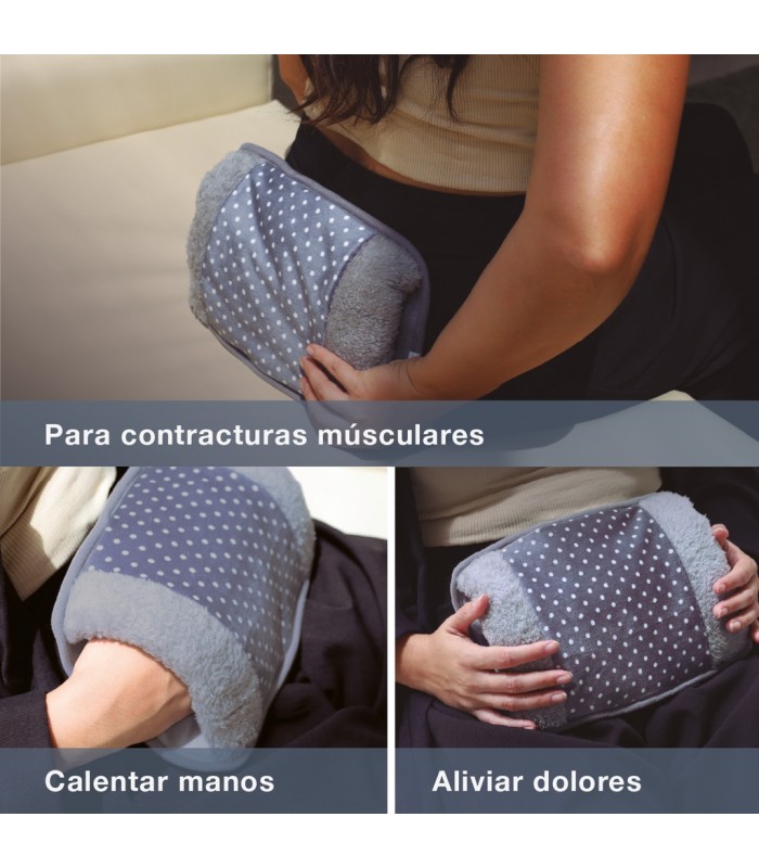 Bolsa de agua caliente eléctrica Maldan Gris 400W