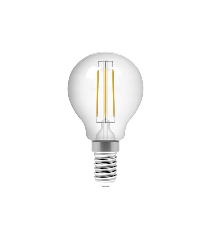 Bombilla Filamento G45 6W 900Lm 360º E14 Regulable