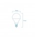 Bombilla Filamento G45 6W 900Lm 360º E14 Regulable
