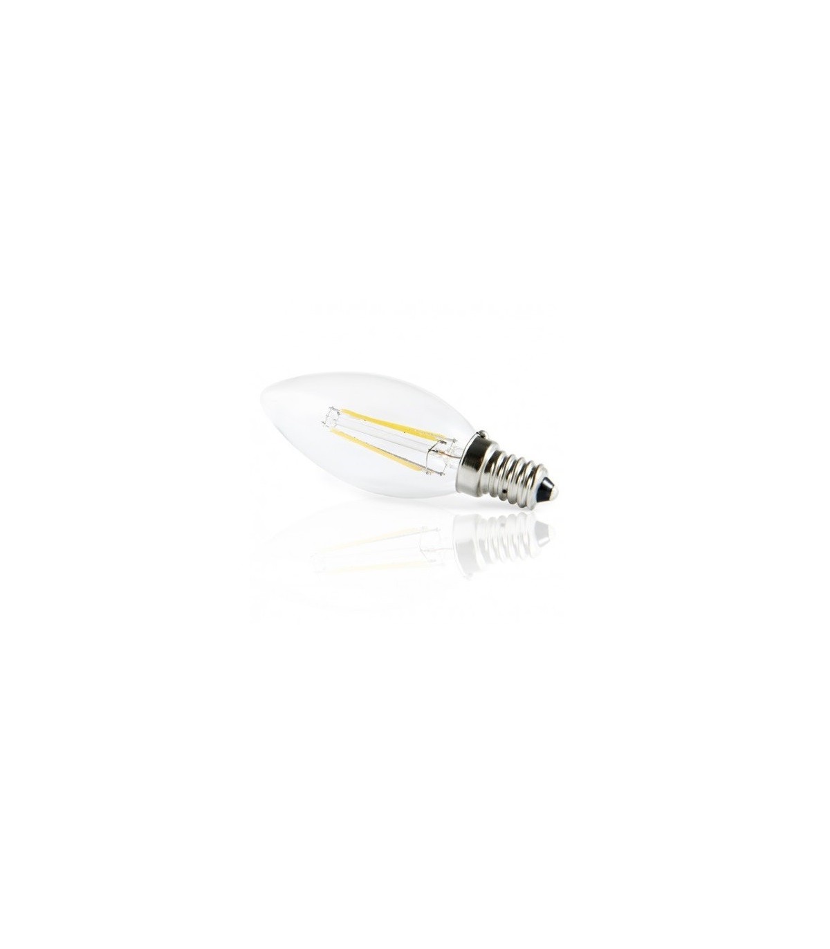 Bombilla Vela LED 4W 400Lm E14 3000K Serie ORO