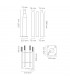 Columna Para Farola LUMIARQ Desmontable Negro Ø71mm 3.7 Metros