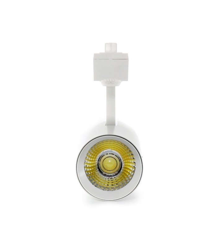 Foco Carril LED ROMA 30W 3.000Lm 36° IP20 Blanco Monofásico 