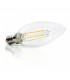 Bombilla Vela LED 4W 400Lm E14 3000K Serie ORO
