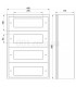 Envolvente Modular Superficie 60 Módulos 4 Filas 600x400x140mm IP54