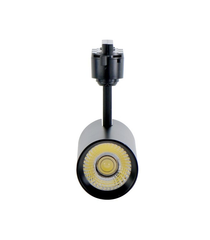 Foco Carril LED ROMA 30W 3.000Lm 36° IP20 Negro Monofásico 