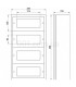 Envolvente Modular Superficie 48 Módulos 4 Filas 600x320x140mm IP54