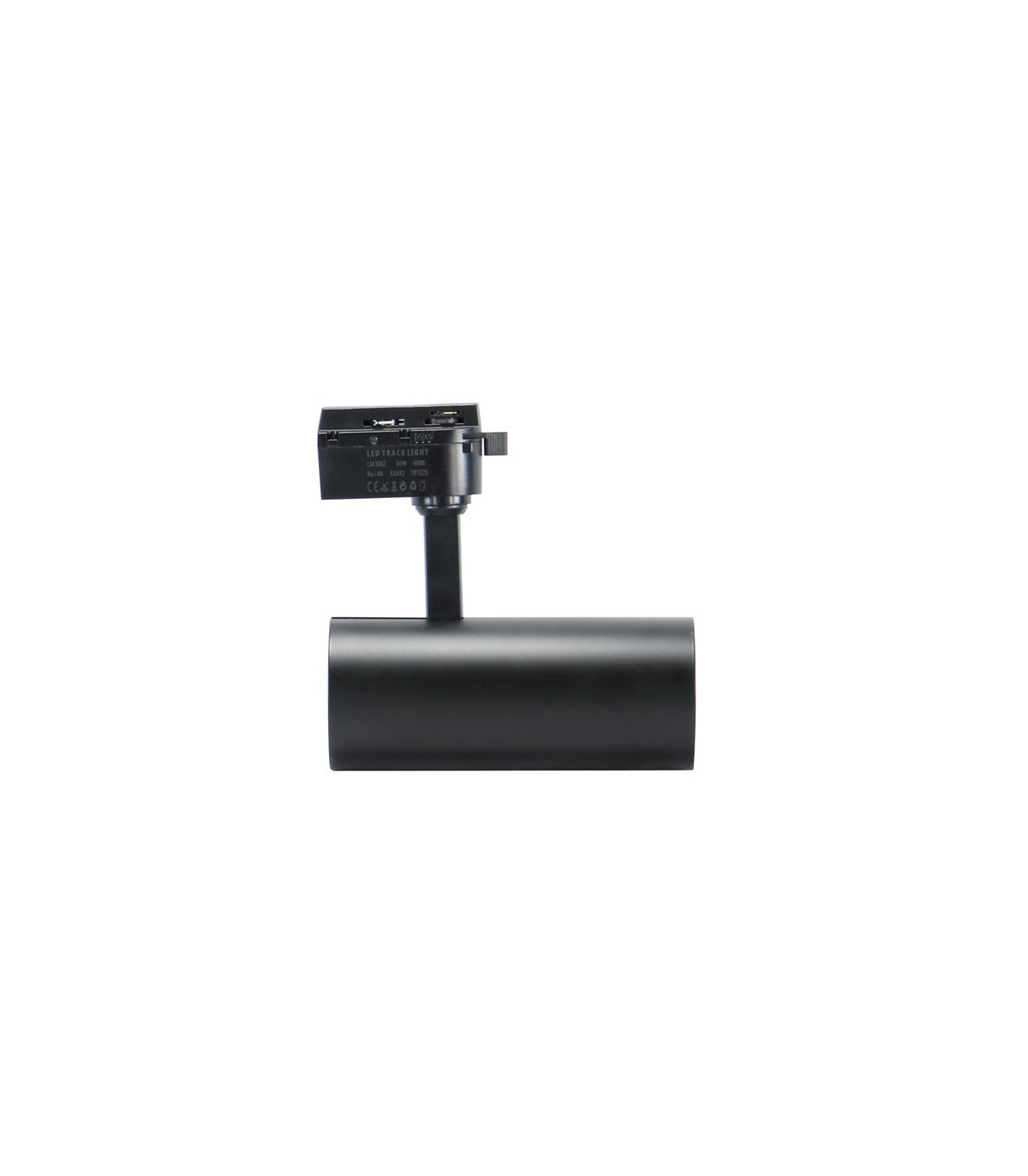 Foco Carril LED ROMA 30W 3.000Lm 36° IP20 Negro Monofásico 