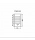 Envolvente Modular Superficie 120 Módulos 6 Filas 950x500x175mm IP54