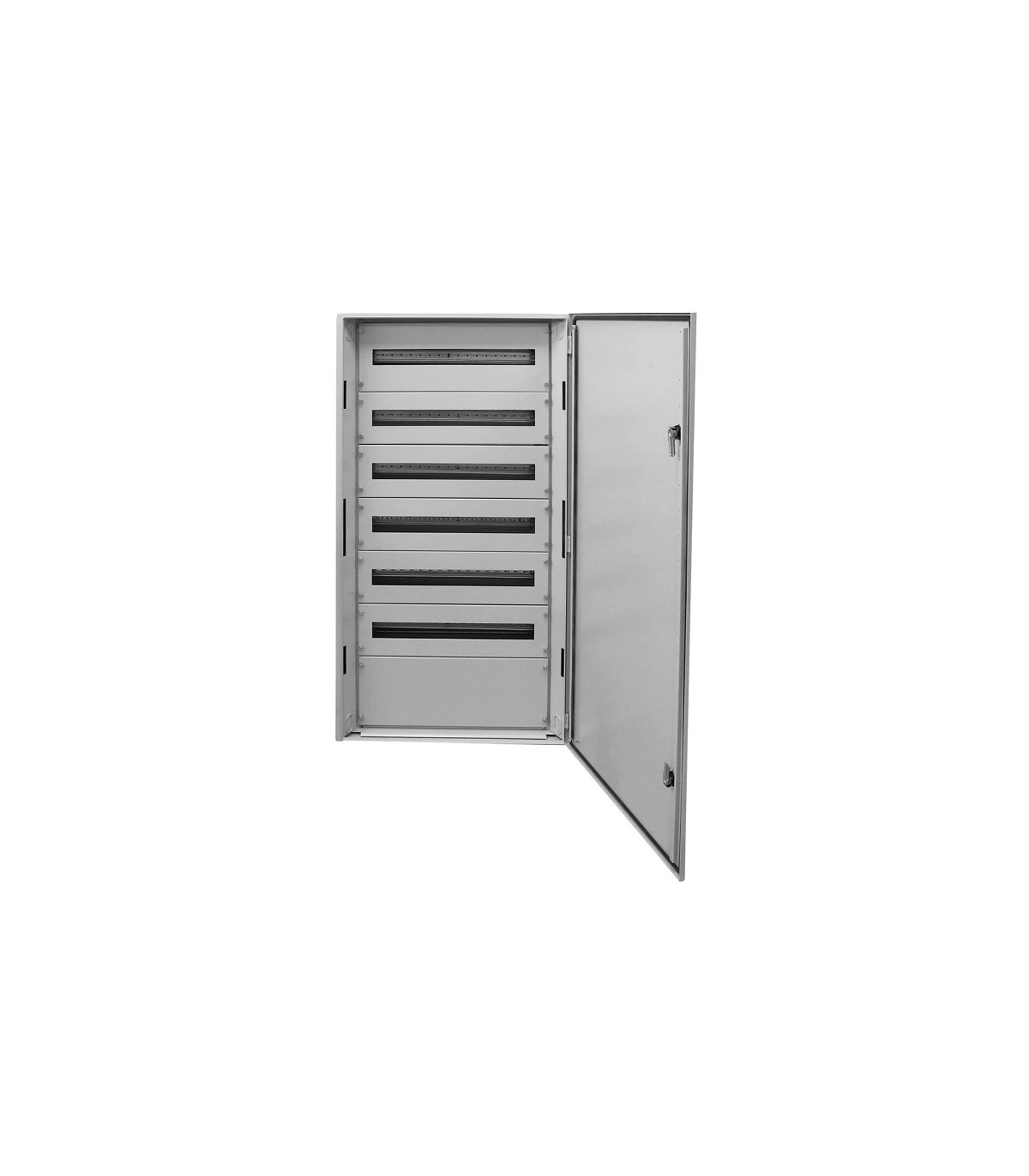 Armario distribución metal CPD puerta opaca IP54 144 módulos + MCCB 600x1200x200mm Superficie