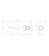 Bombilla Vela LED 4W 400Lm E14 3000K Serie ORO