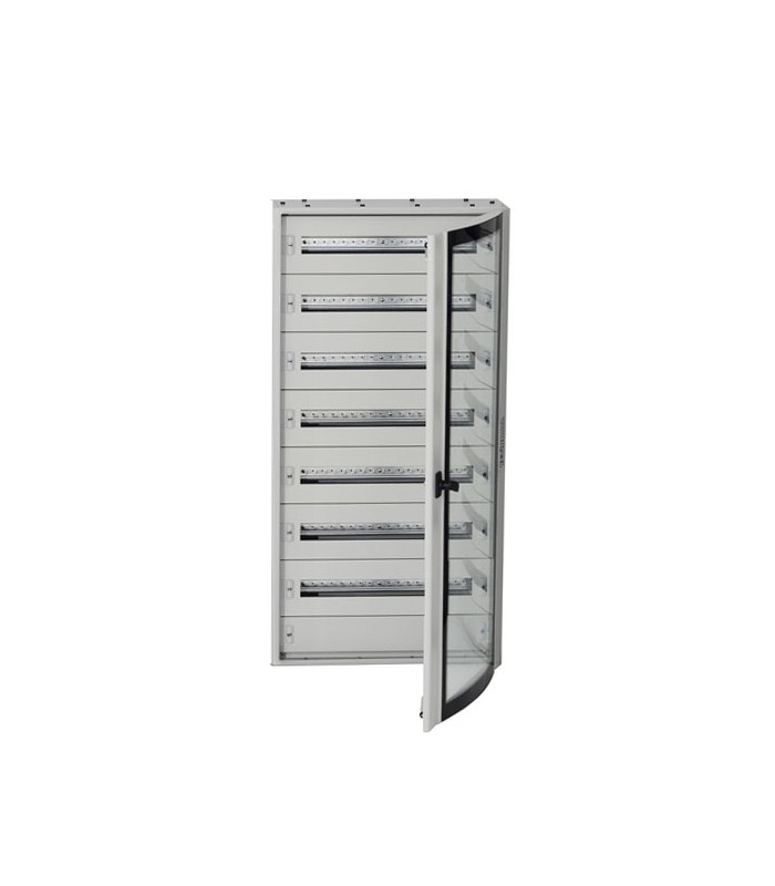 Armario distribución metal CPD puerta opaca IP54 192 módulos + MCCB 600x1500x250mm Superficie