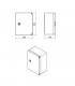 Caja Superficie Serie GAVIA ABS Puerta Opaca 30x25x13cm IP65
