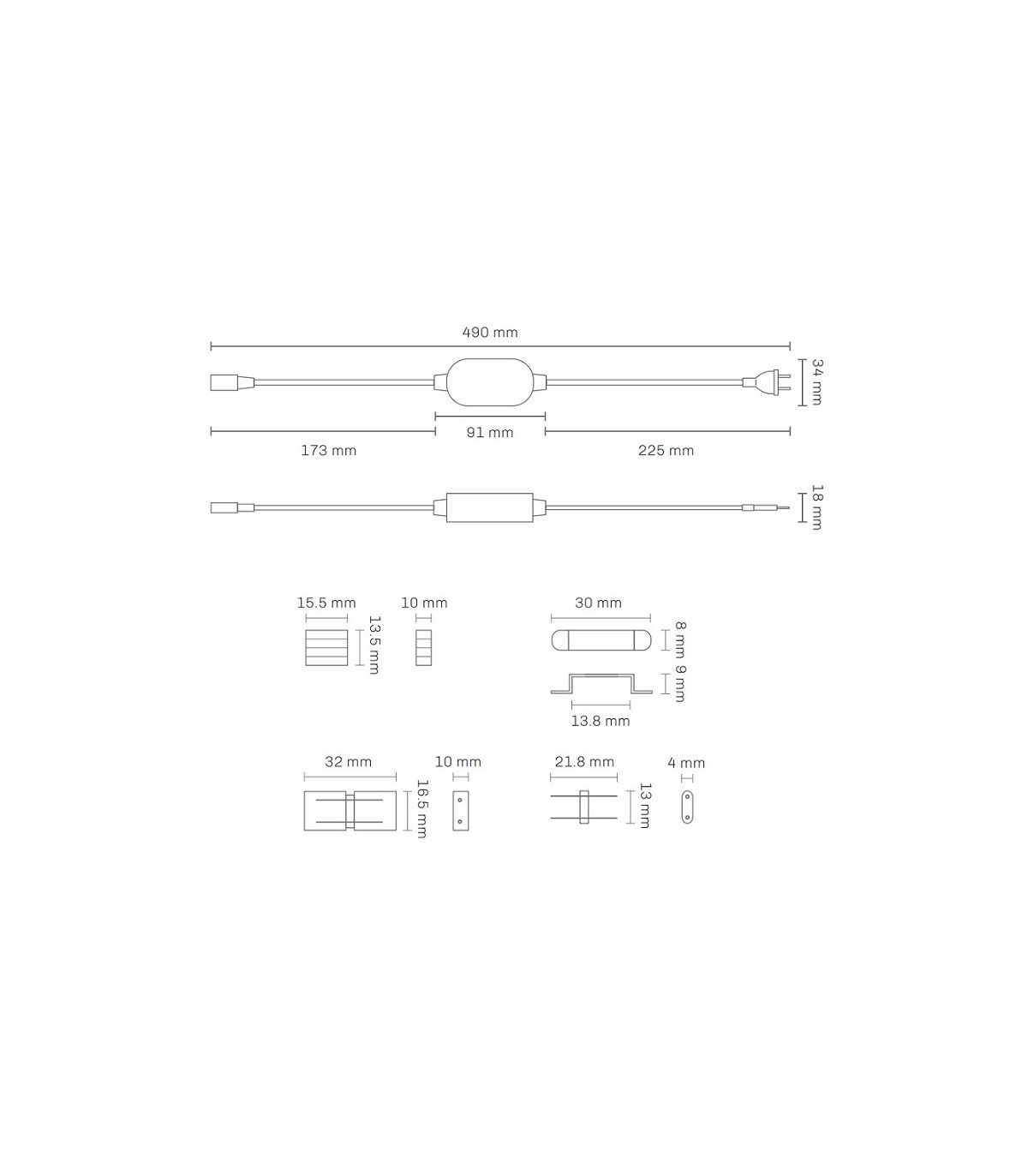 Conexión Tira MAXLED 220V IP65