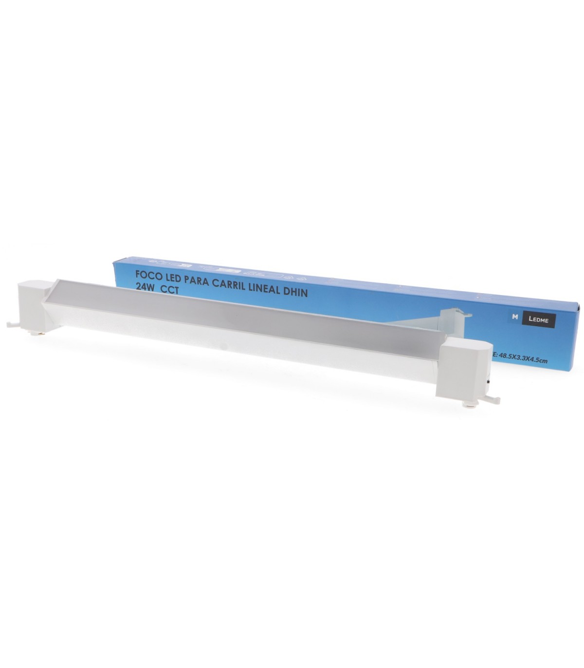 Foco Carril Monofásico DHIN 24W 2400Lm 120º Blanco CCT