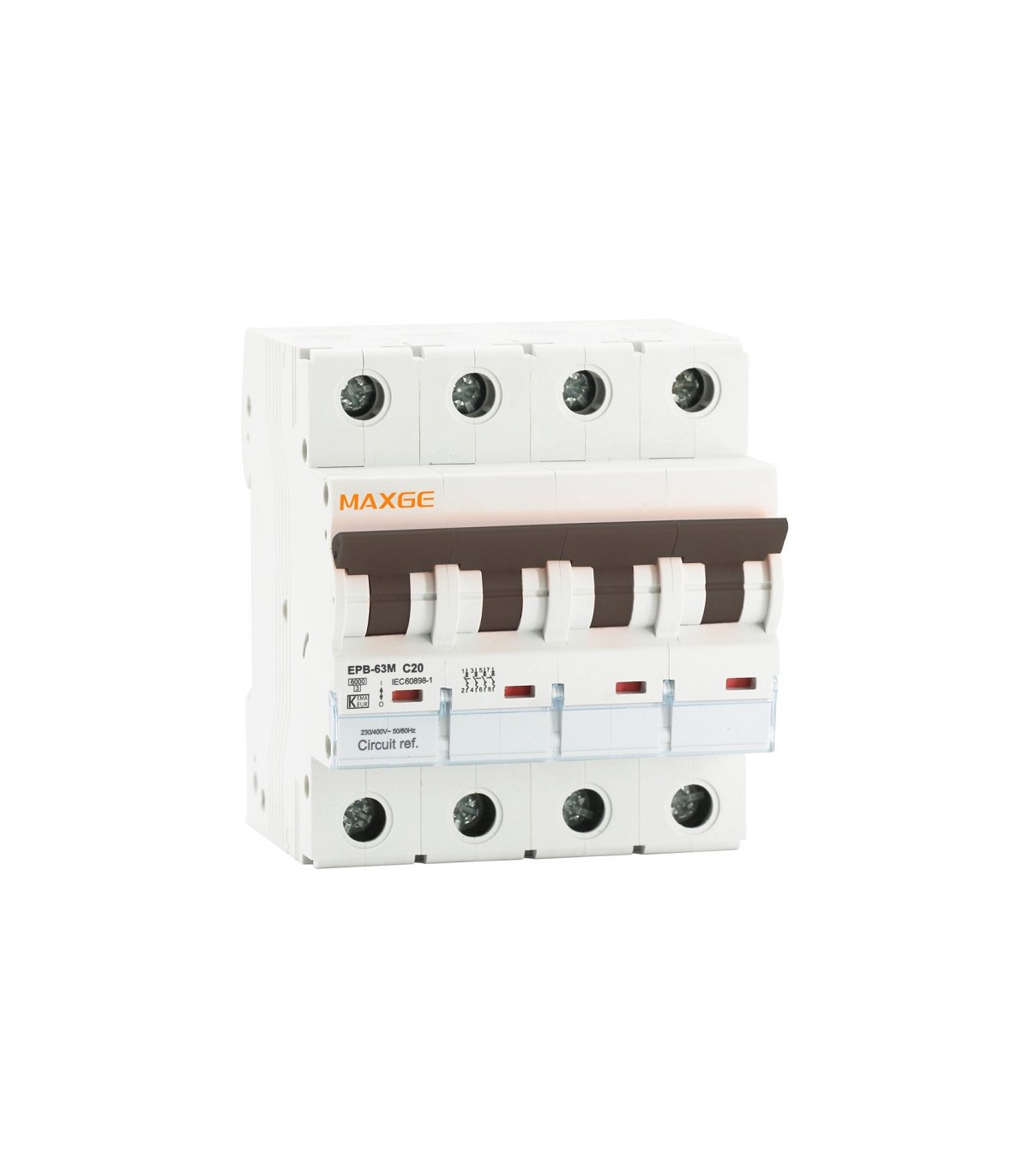 Interruptor Automático Magnetotérmico 4P Curva D Industrial