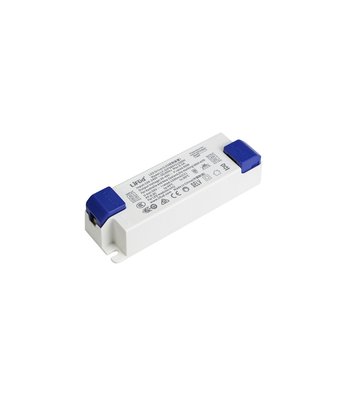 Driver LIFUD 62W OUT 30-40VDC 1550mA Free Flicker