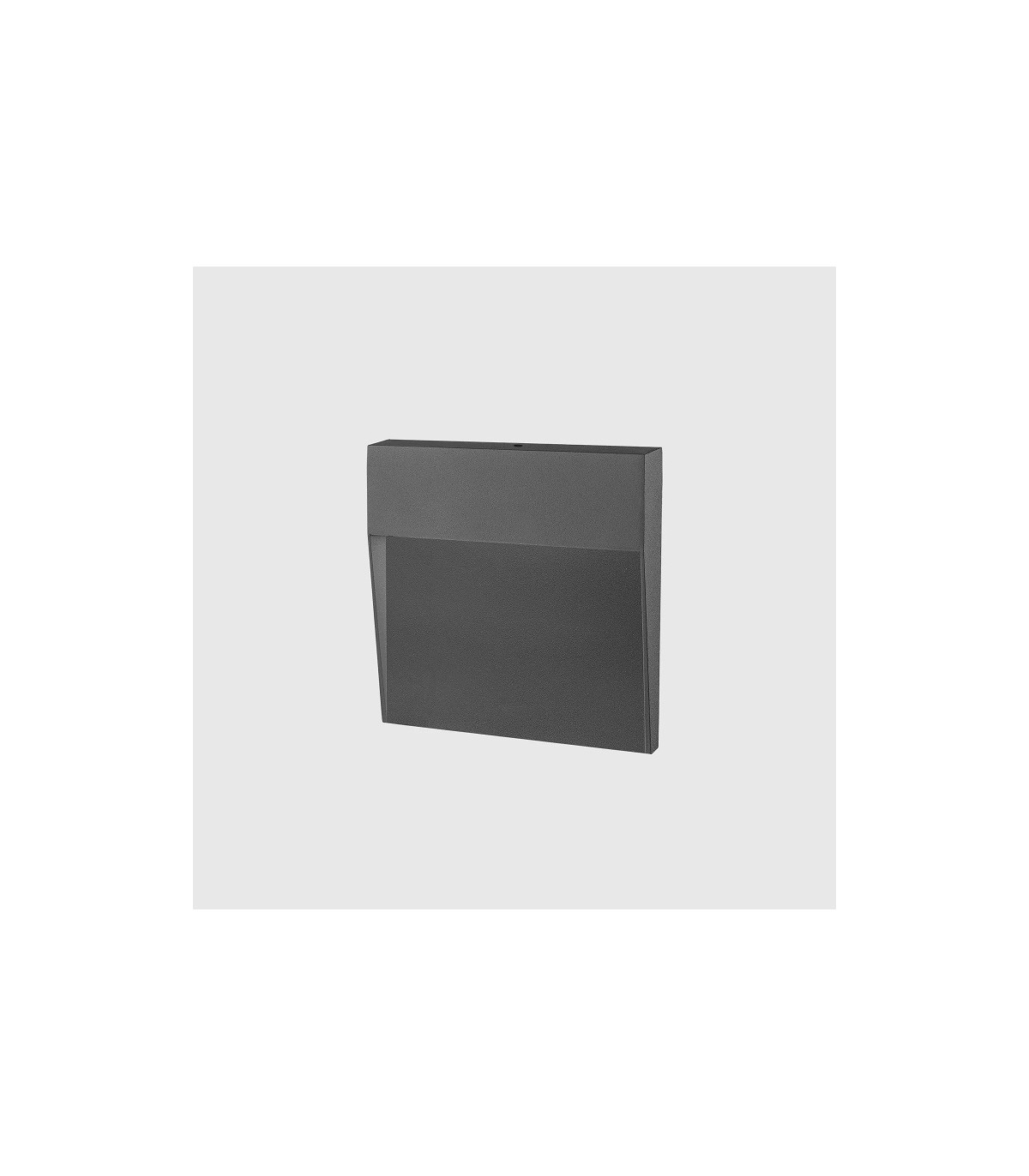 Baliza Led Superficie Cuadrada BAKERI Antracita 3W 370LM IP54 CCT