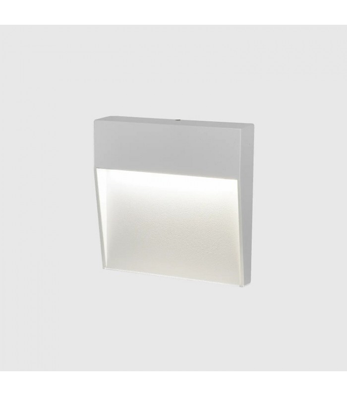 Baliza Led Superficie Cuadrada BAKERI Blanco 3W 370LM IP54 CCT