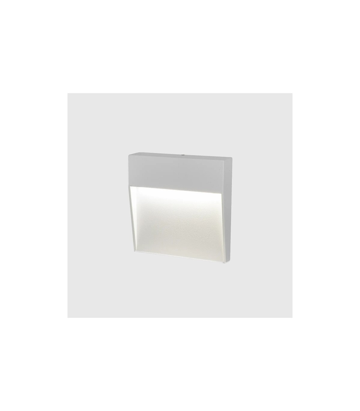 Baliza Led Superficie Cuadrada BAKERI Blanco 3W 370LM IP54 CCT