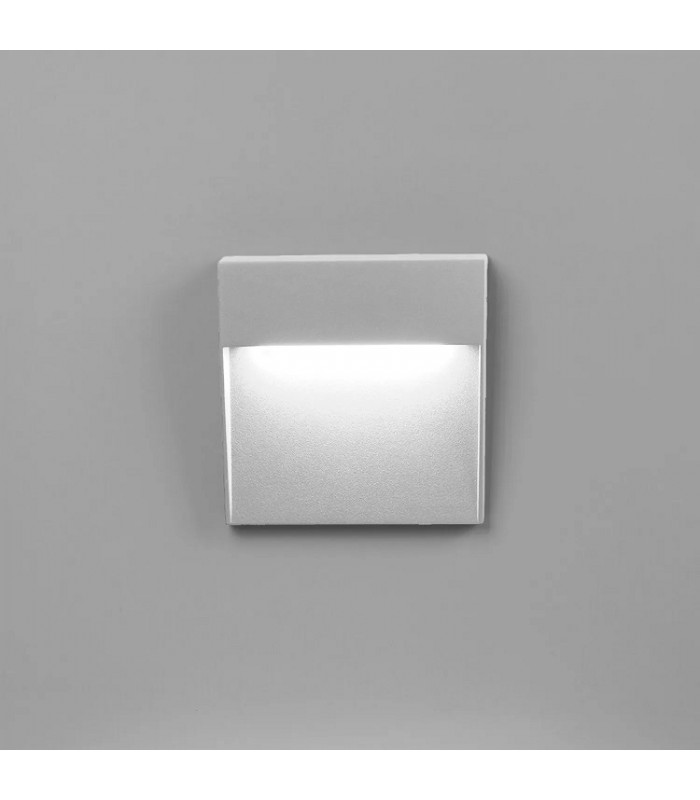 Baliza Led Superficie Cuadrada BAKERI Blanco 3W 370LM IP54 CCT