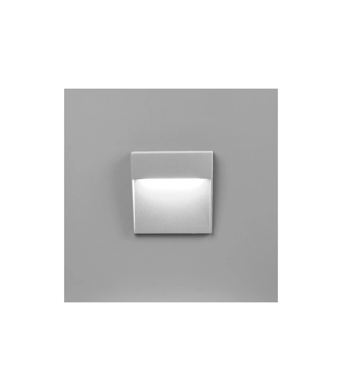 Baliza Led Superficie Cuadrada BAKERI Blanco 3W 370LM IP54 CCT