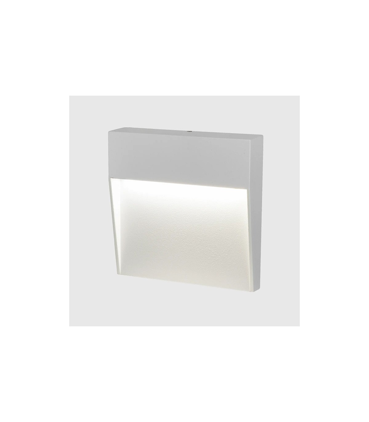 Baliza Led Superficie Cuadrada BAKERI Blanco 6.5W 675LM IP54 CCT
