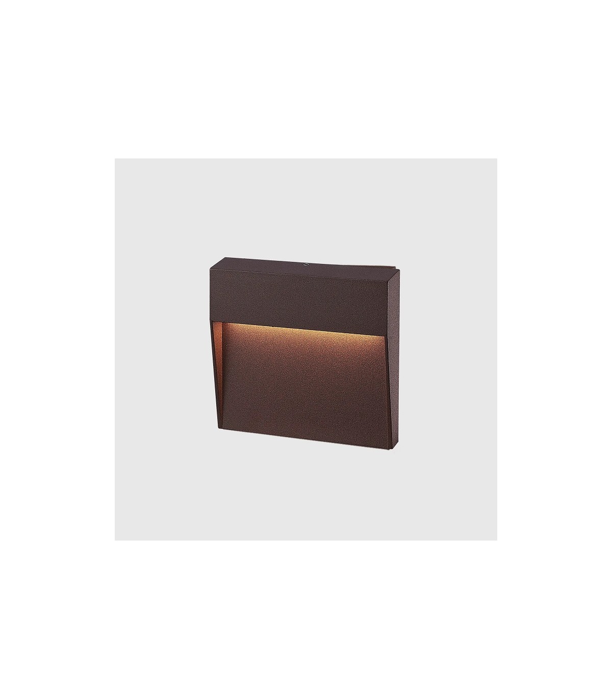 Baliza Led Superficie Cuadrada BAKERI Corten 3W 370LM IP54 CCT