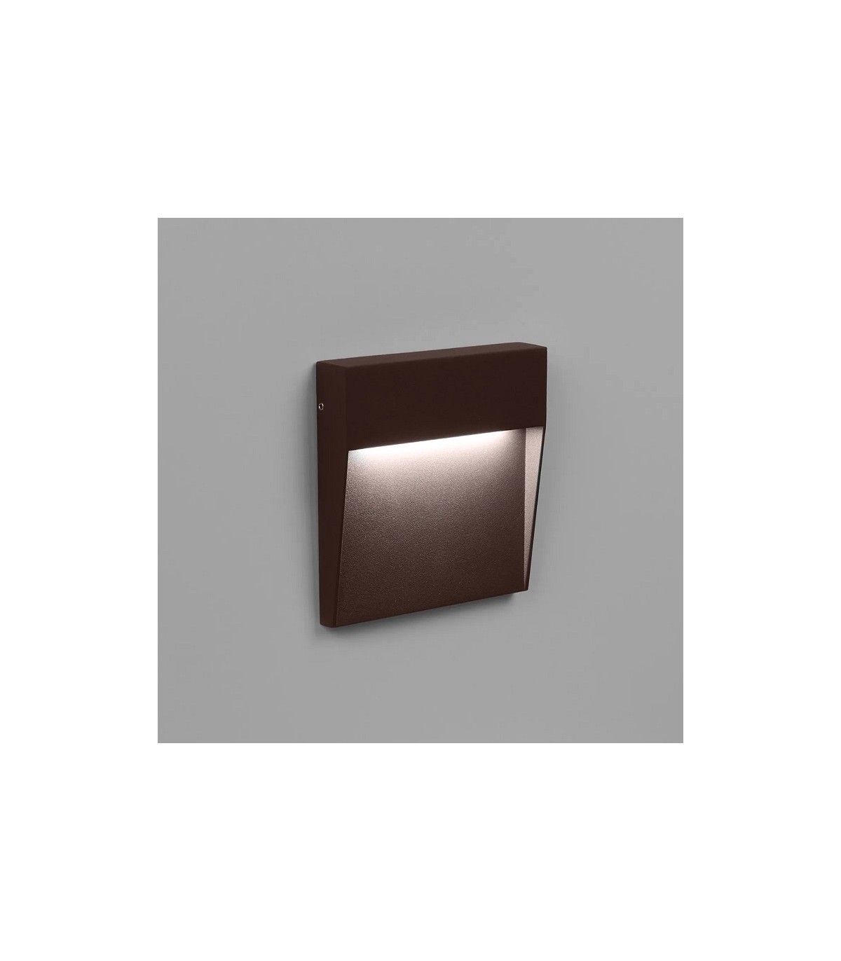 Baliza Led Superficie Cuadrada BAKERI Corten 3W 370LM IP54 CCT