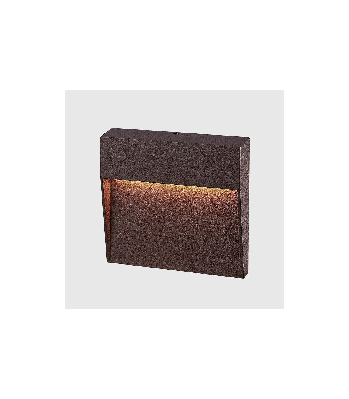 Baliza Led Superficie Cuadrada BAKERI Corten 6.5W 675LM IP54 CCT