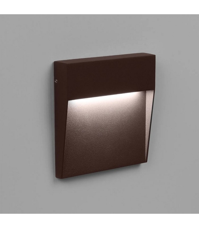 Baliza Led Superficie Cuadrada BAKERI Corten 6.5W 675LM IP54 CCT