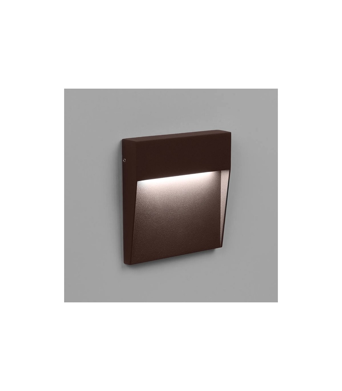 Baliza Led Superficie Cuadrada BAKERI Corten 6.5W 675LM IP54 CCT