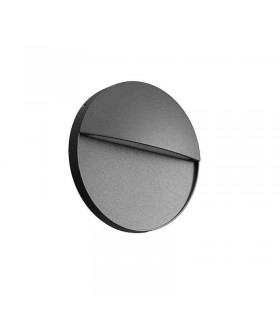 Baliza Led Superficie Redonda BAKERI Antracita 3W 370LM IP54 CCT