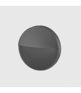 Baliza Led Superficie Redonda BAKERI Antracita 3W 370LM IP54 CCT