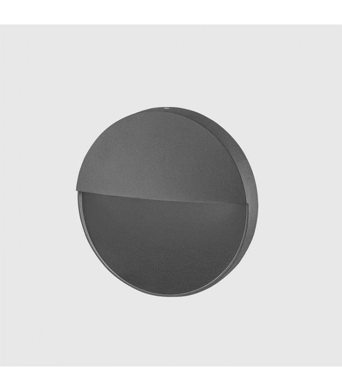 Baliza Led Superficie Redonda BAKERI Antracita 3W 370LM IP54 CCT