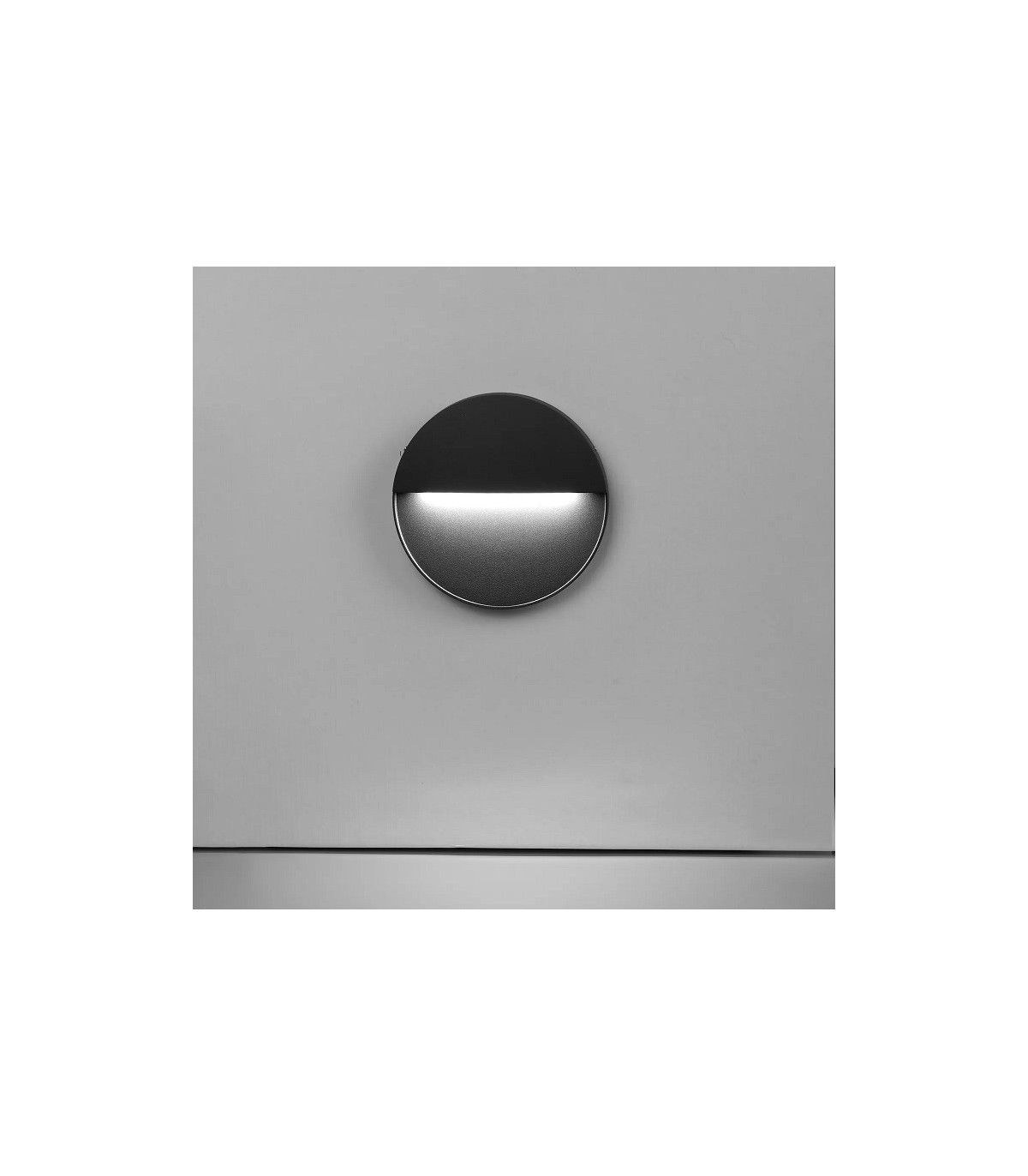 Baliza Led Superficie Redonda BAKERI Antracita 6.5W 675LM IP54 CCT