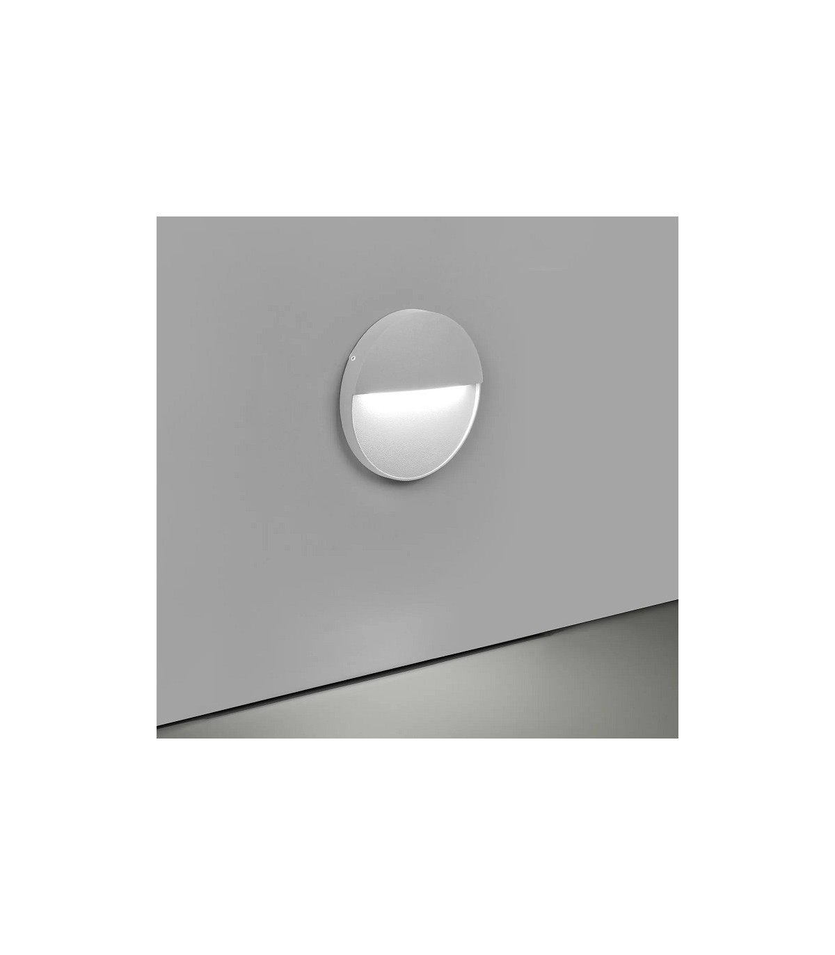 Baliza Led Superficie Redonda BAKERI Blanco 3W 370LM IP54 CCT